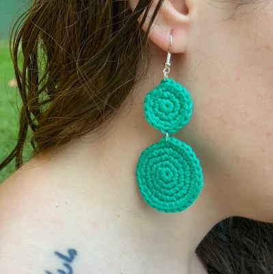 pendientes bigira turquesa